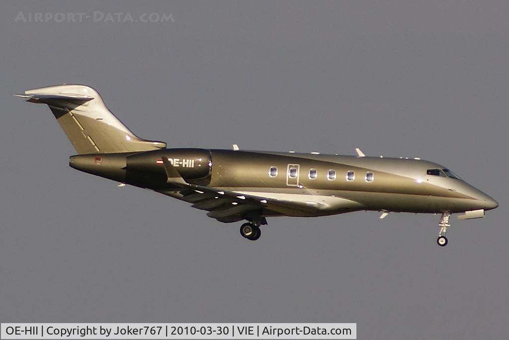 OE-HII, Bombardier Challenger 300 (BD-100-1A10) C/N 20111, Amira Air Bombardier BD-100-1A10 Challenger 300