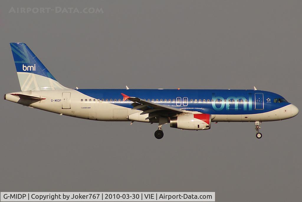 G-MIDP, 2002 Airbus A320-232 C/N 1732, British Midland (BMI) Airbus A320-232