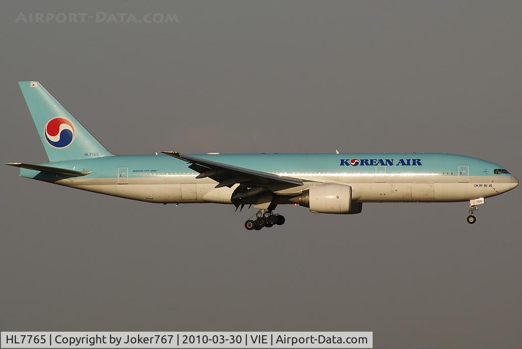 HL7765, 2008 Boeing 777-2B5/ER C/N 34212, Korean Air Boeing 777-2B5(ER)