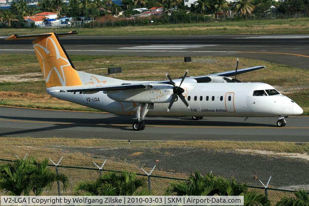 V2-LGA, 1990 De Havilland Canada DHC-8-311 Dash 8 C/N 232, visitor