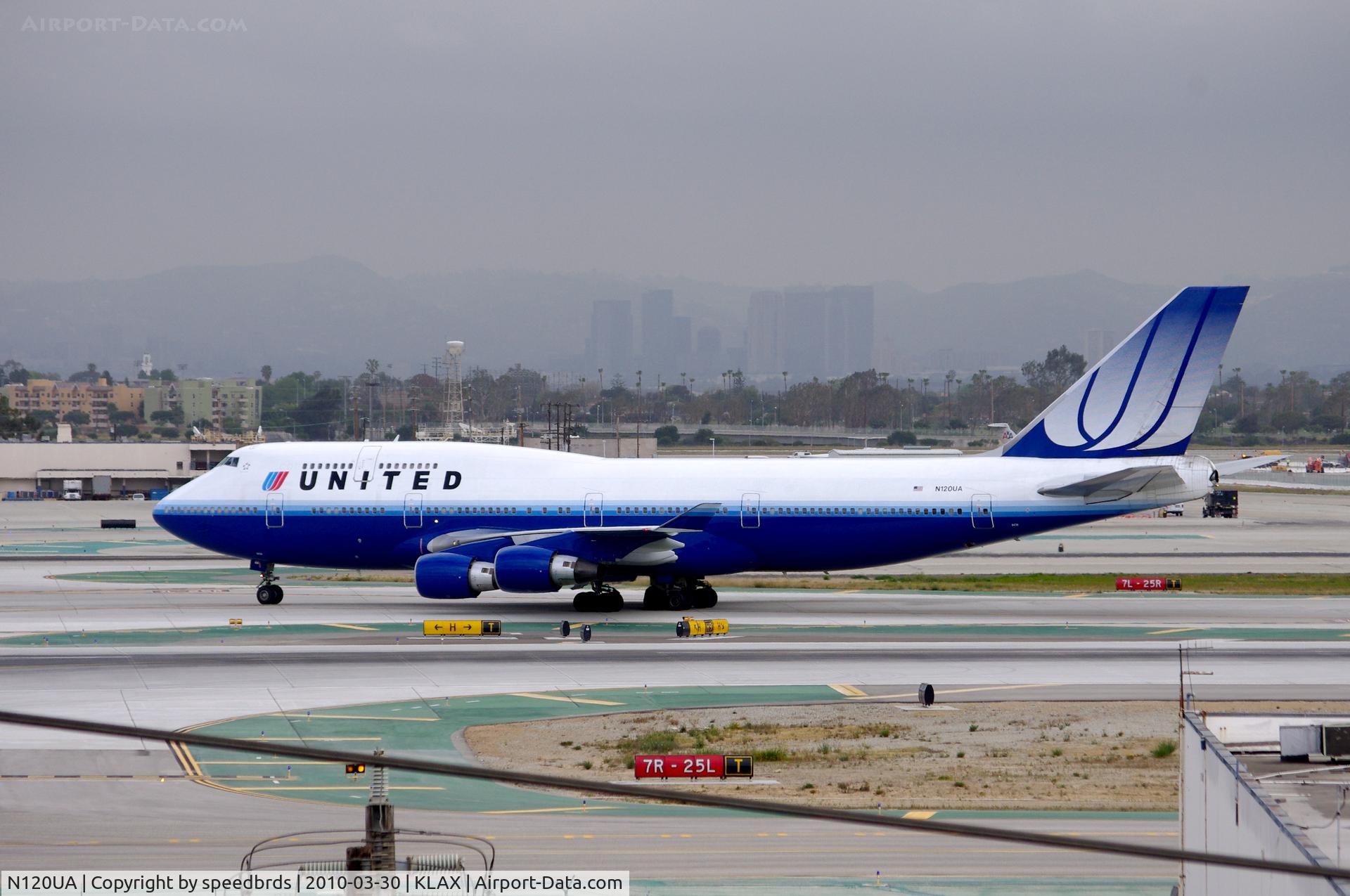 N120UA, 1999 Boeing 747-422 C/N 29166, United Airlines 747-422