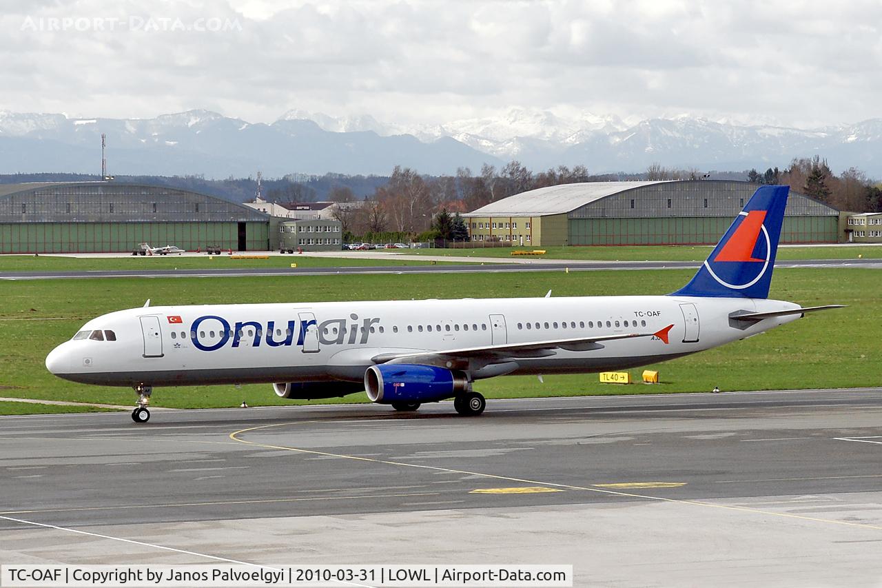 TC-OAF, 1997 Airbus A321-231 C/N 668, Airbus A312-231 on 