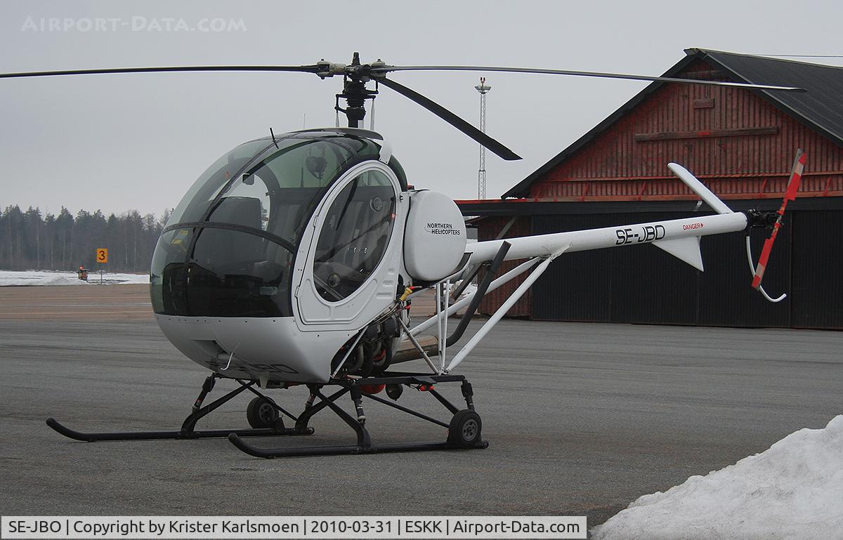 SE-JBO, 2006 Schweizer 269C-1 C/N 0234, Parked at Karlskoga airport for maintenance at Aeroservice.