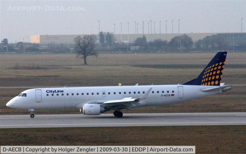 D-AECB, 2009 Embraer 190LR (ERJ-190-100LR) C/N 19000332, There´s a new kid on airport...