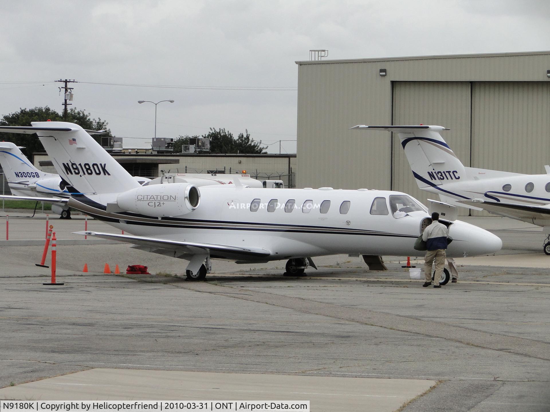N9180K, 2007 Cessna 525A CitationJet CJ2+ C/N 525A0345, Parked and being checked out