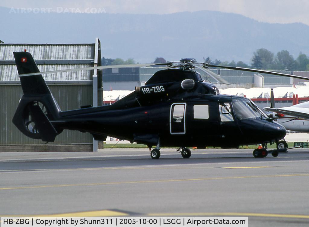 HB-ZBG, 1987 Aérospatiale AS-365N-2 Dauphin C/N 6251, Parked at the Swiss Copters area...
