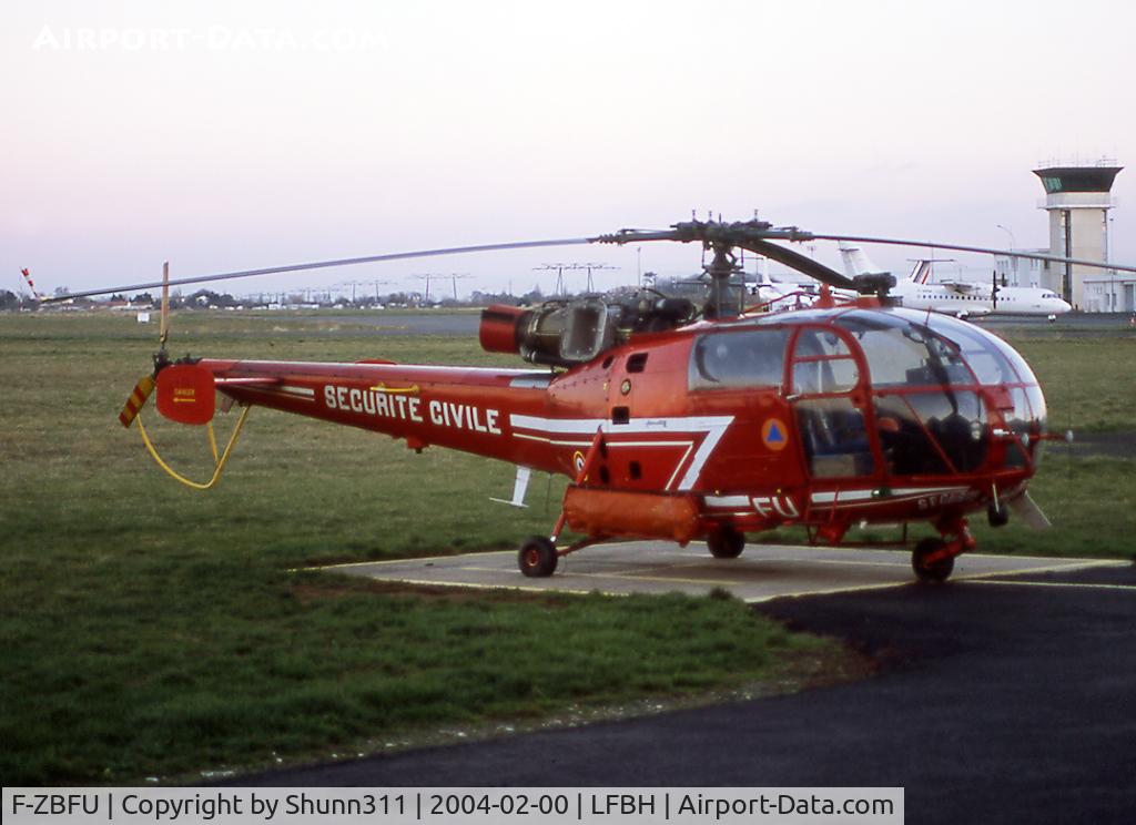 F-ZBFU, Aerospatiale SA-316B Alouette III C/N 5386, Parked at the Securite Civile area...