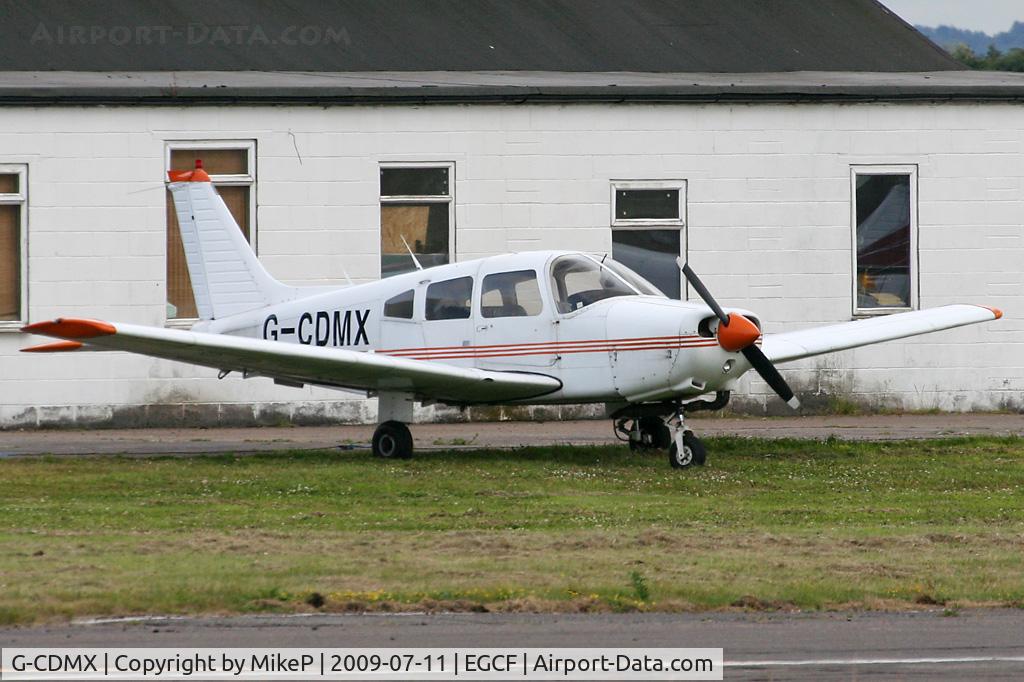 G-CDMX, 1979 Piper PA-28-161 Cherokee Warrior II C/N 28-7916006, Flying completed for the day.