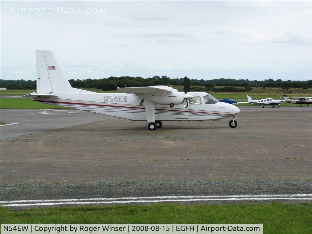 N54EW, 1982 Pilatus Britten-Norman BN-2T Turbine Islander C/N 2145, Short visit to the airport