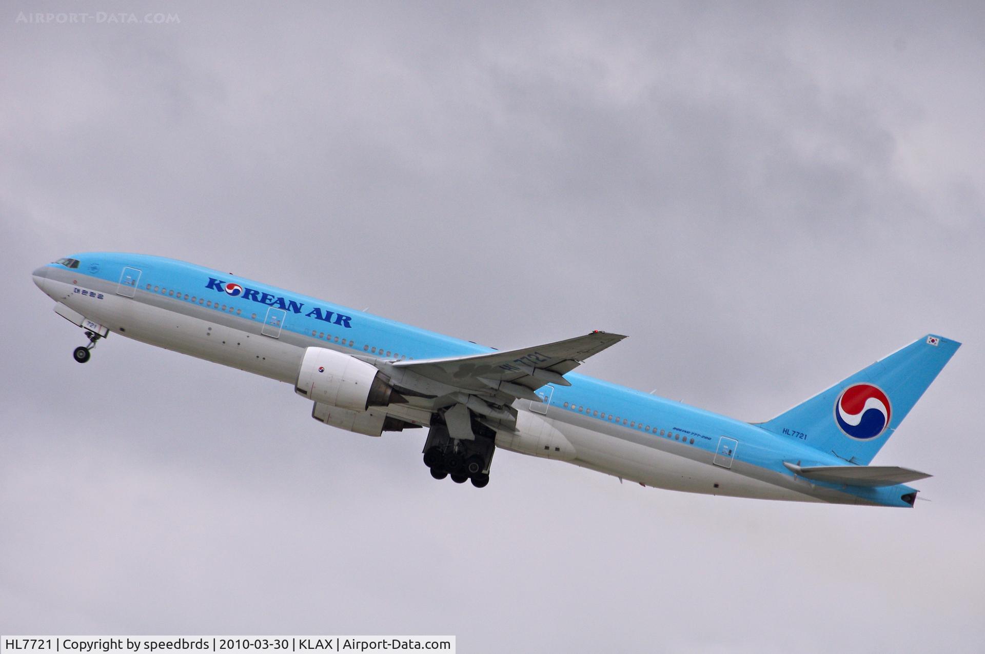 HL7721, Boeing 777-2B5/ER C/N 33727, Korean Airlines 777-2B5