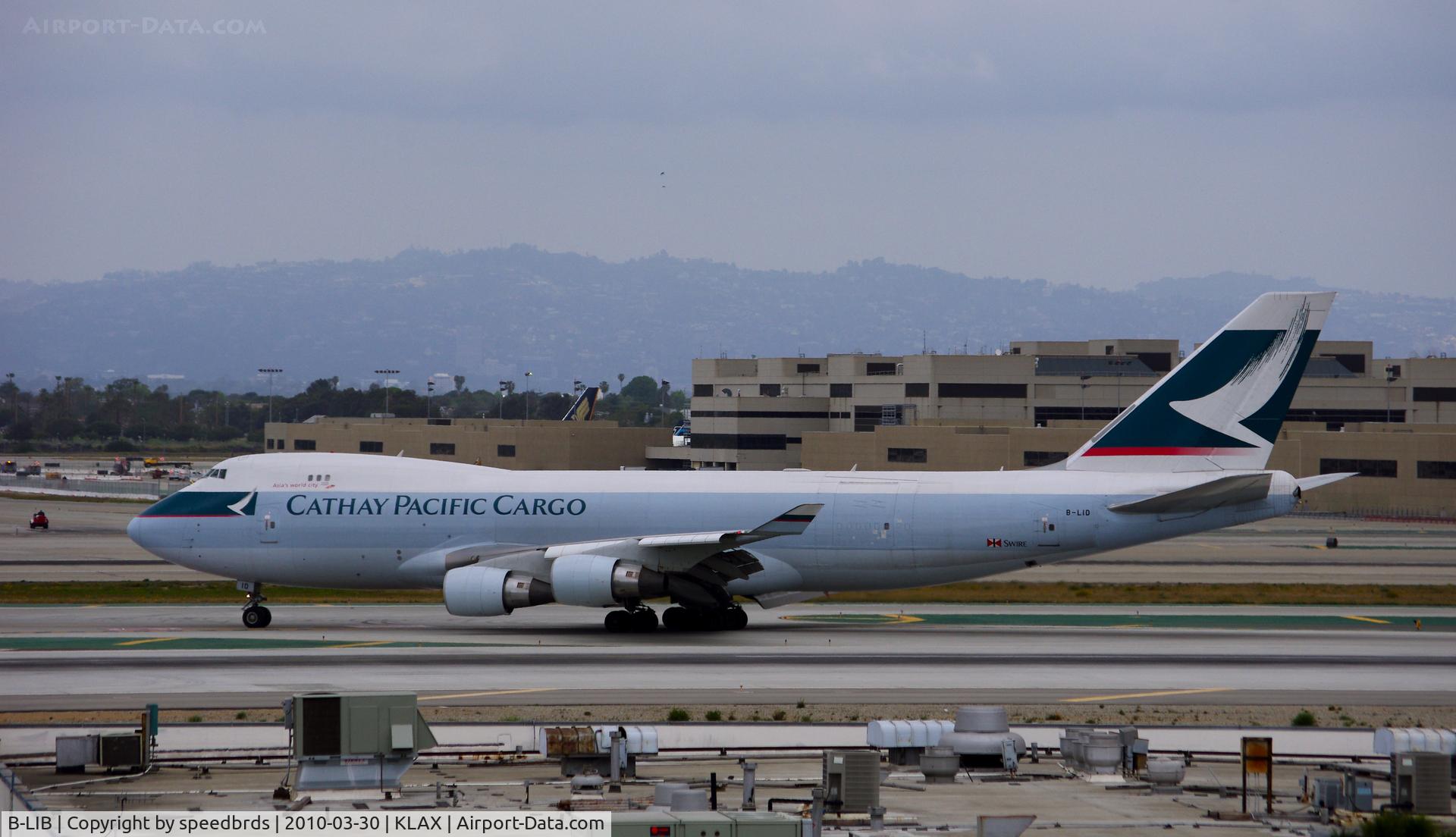 B-LIB, 2008 Boeing 747-467ERF C/N 36867, Cathay Pacific Cargo 747-467ERF
