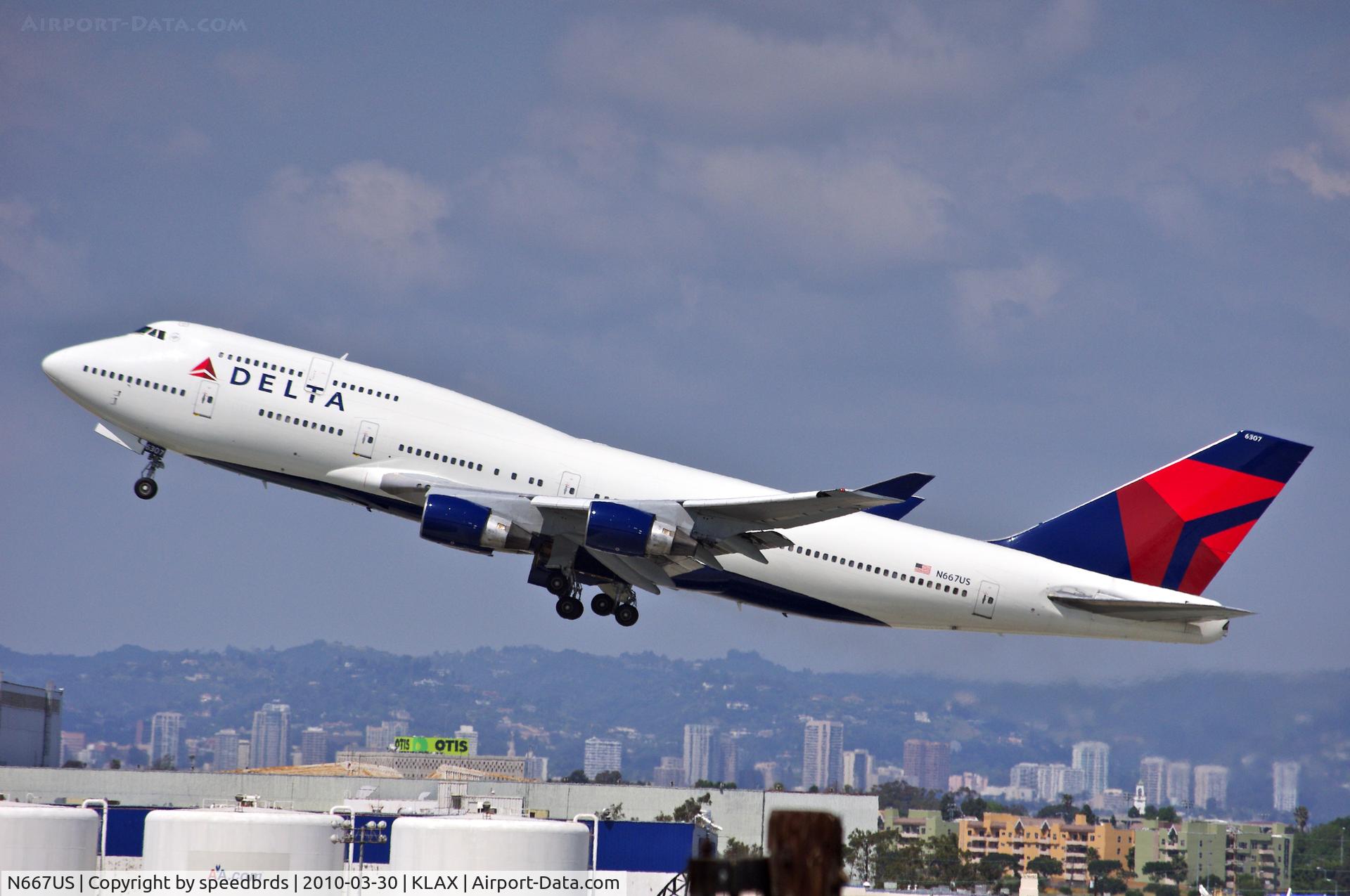 N667US, 1990 Boeing 747-451 C/N 24222, Delta Airlines 747-451