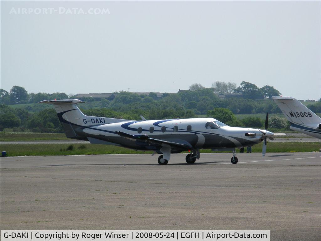 G-DAKI, 2008 Pilatus PC-12/47 C/N 885, At Swansea Airport