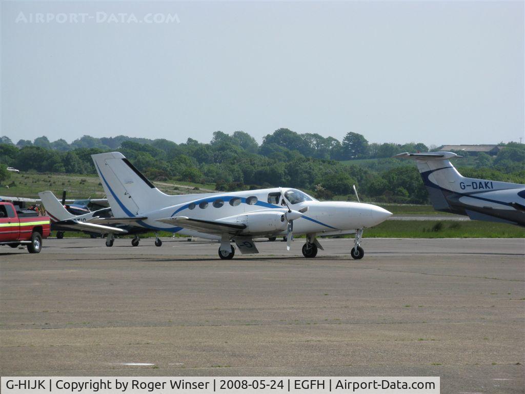 G-HIJK, 1977 Cessna 421C Golden Eagle C/N 421C-0218, At Swansea Airport