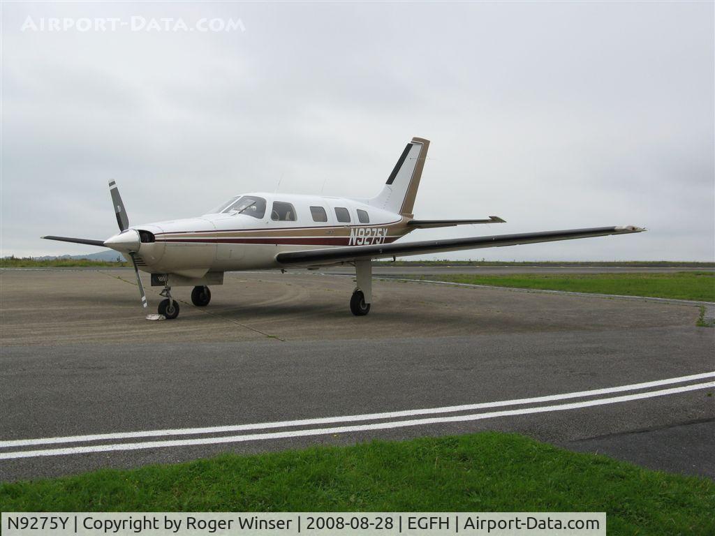 N9275Y, 1986 Piper PA-46-310P Malibu C/N 46-8608026, Piper Malibu visiting Swansea Airport