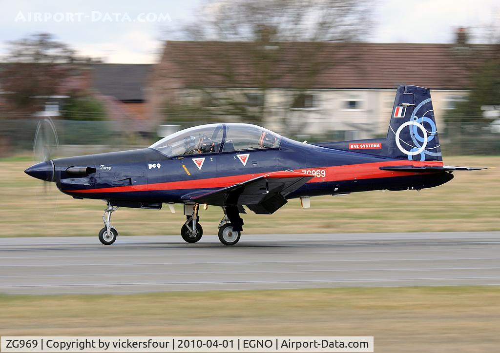 ZG969, 1989 Pilatus PC-9 C/N 177, BAE Systems Warton.