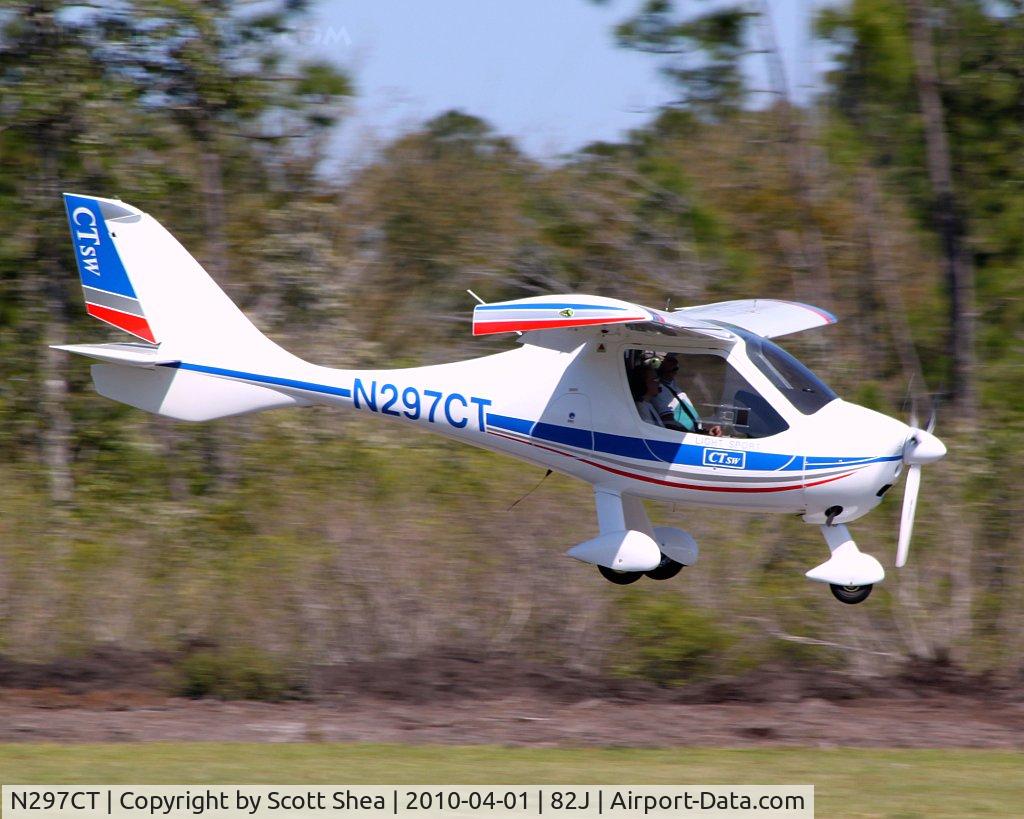 N297CT, 2006 Flight Design CTSW C/N 06-10-09, Landing at Ferguson