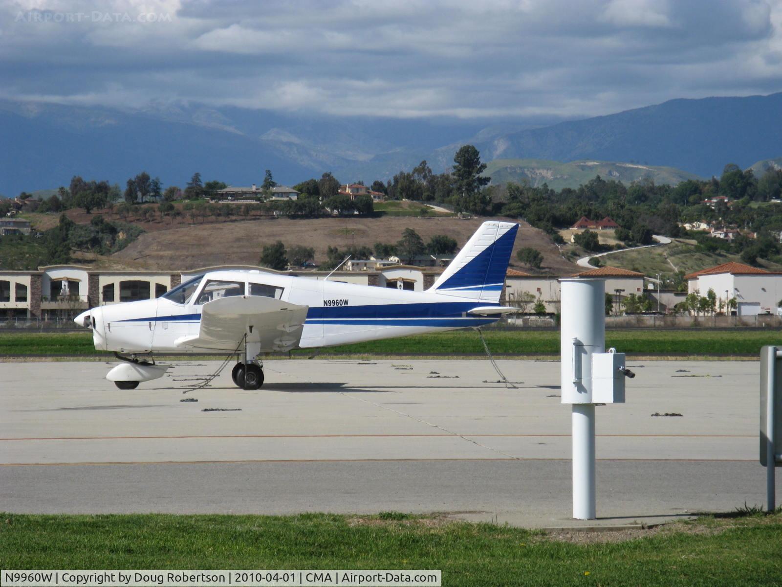 N9960W, 1967 Piper PA-28-140 Cherokee C/N 28-23507, 1967 Piper PA-28-140 CHEROKEE, Lycoming O-320-E2A 150 Hp, Power Flow Exhaust modification
