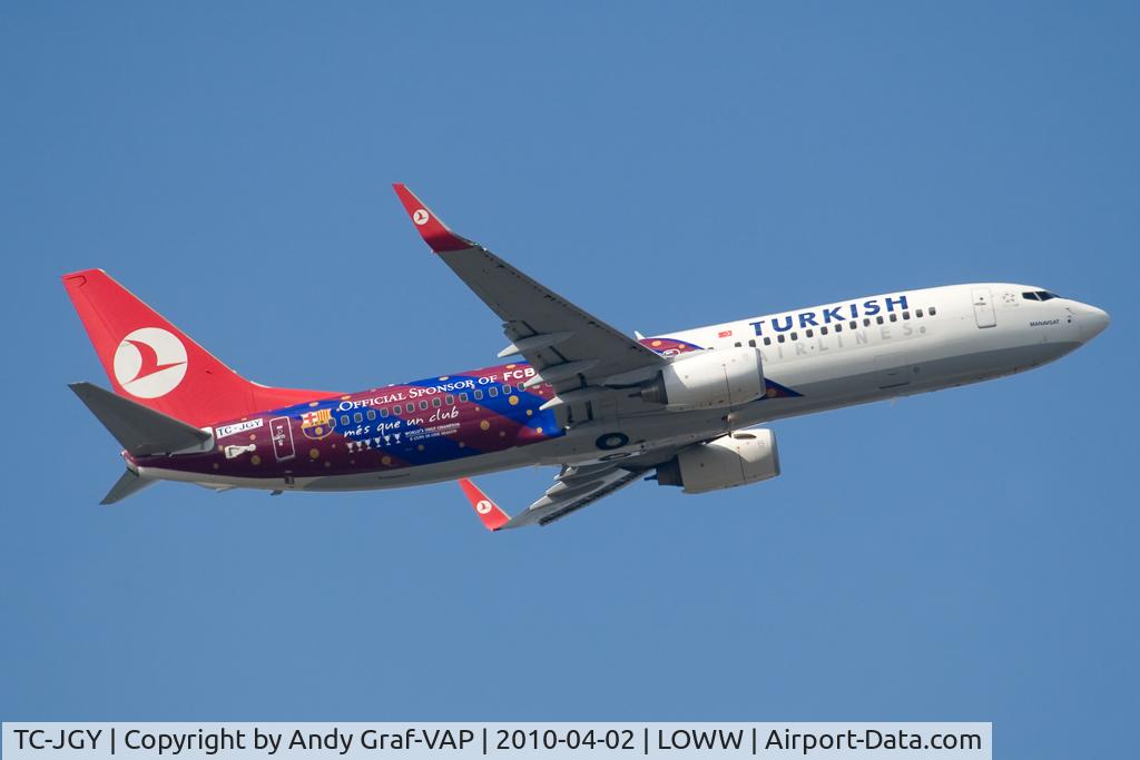 TC-JGY, 2008 Boeing 737-8F2 C/N 35738, Turkish Airlines 737-800