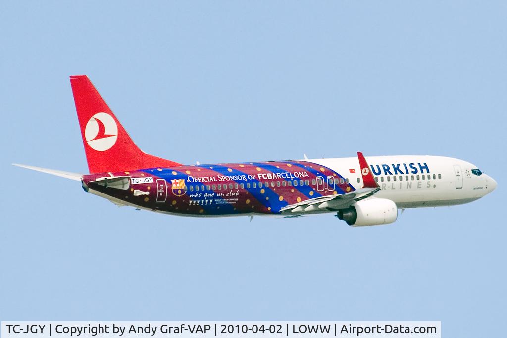 TC-JGY, 2008 Boeing 737-8F2 C/N 35738, Turkish Airlines 737-800