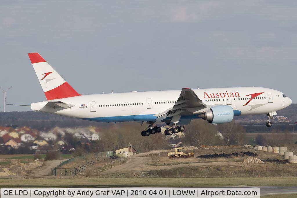 OE-LPD, 2006 Boeing 777-2Z9/ER C/N 35960, Austrian Airlines 777-200