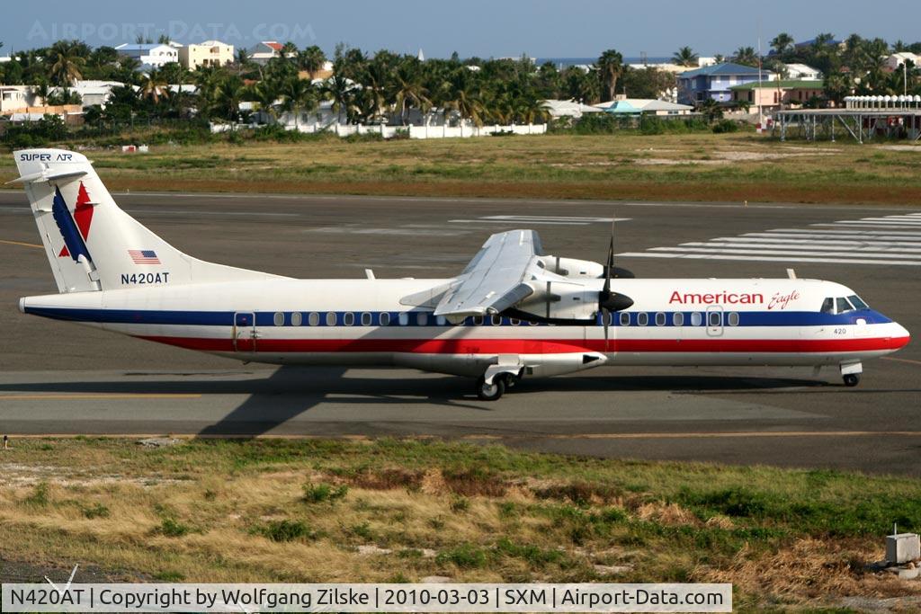 N420AT, 1994 ATR 72-212 C/N 420, visitor