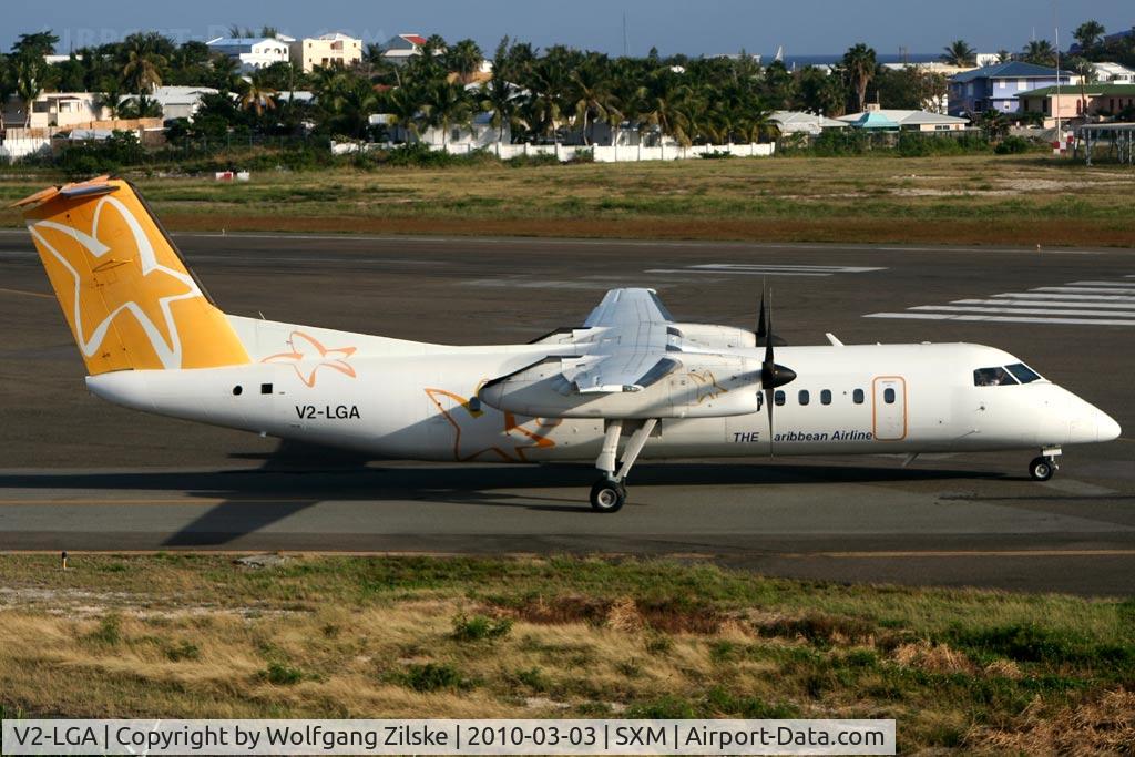 V2-LGA, 1990 De Havilland Canada DHC-8-311 Dash 8 C/N 232, visitor