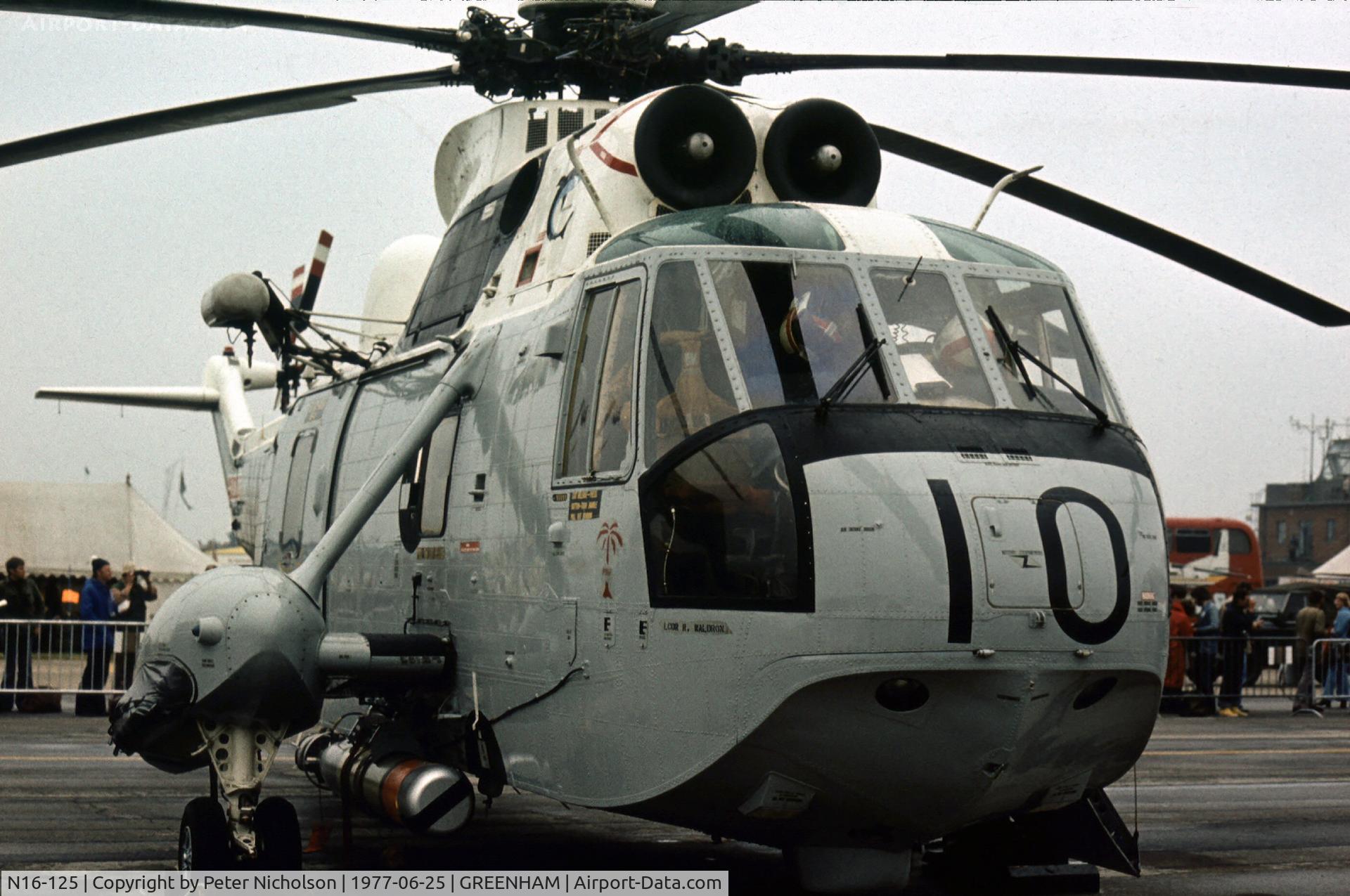 N16-125, 1975 Westland Sea King Mk.50A C/N WA796, Sea King Mk.50 of 817 Squadron Royal Australian Navy at the 1977 Intnl Air Tattoo at RAF Greenham Common.