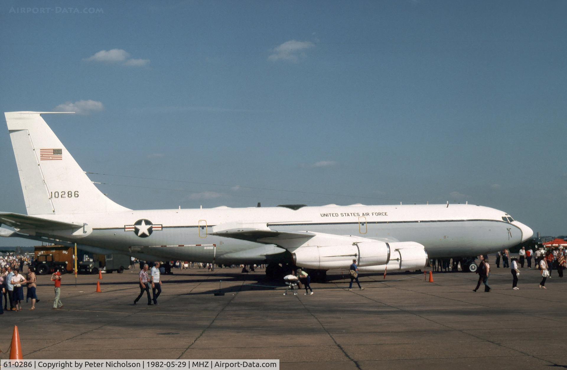 61-0286, 1961 Boeing EC-135H Stratotanker C/N 18193, EC-135H 