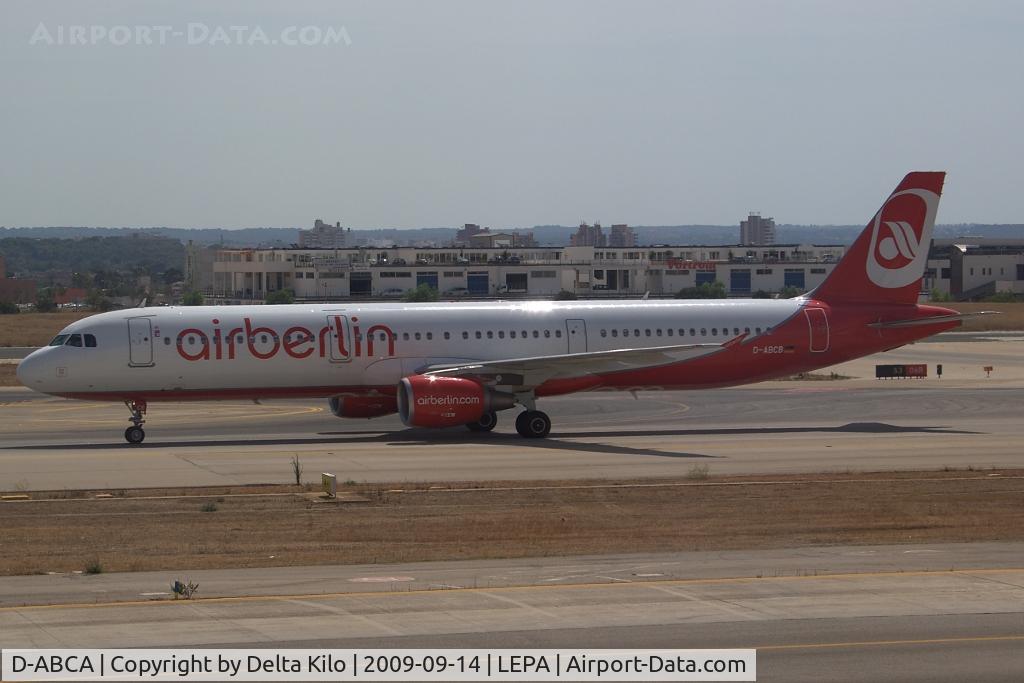 D-ABCA, 2008 Airbus A321-211 C/N 3708, AIR BERLIN