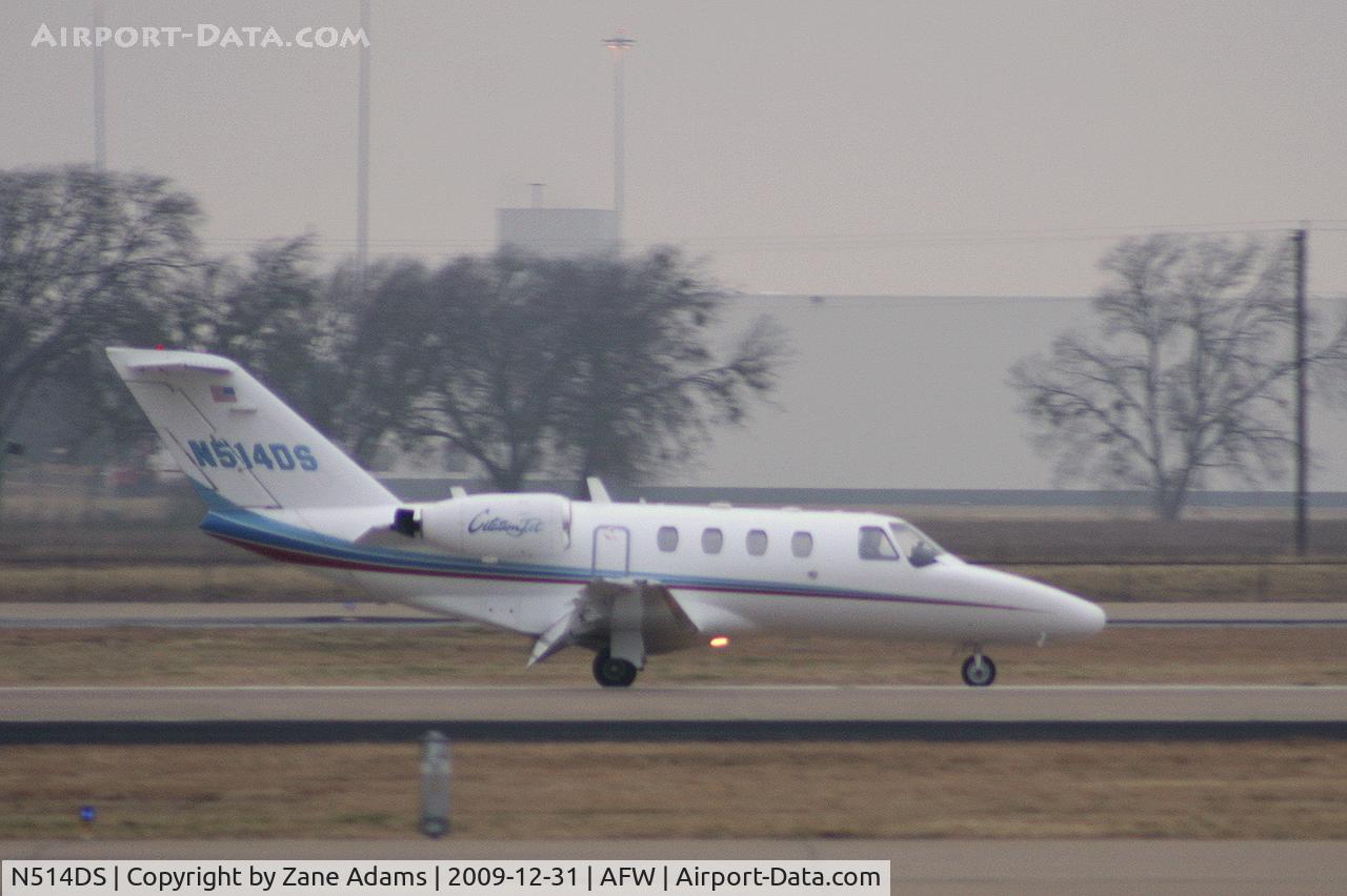 N514DS, 1998 Cessna 525 CitationJet C/N 525-0255, At Fort Worth Alliance Airport