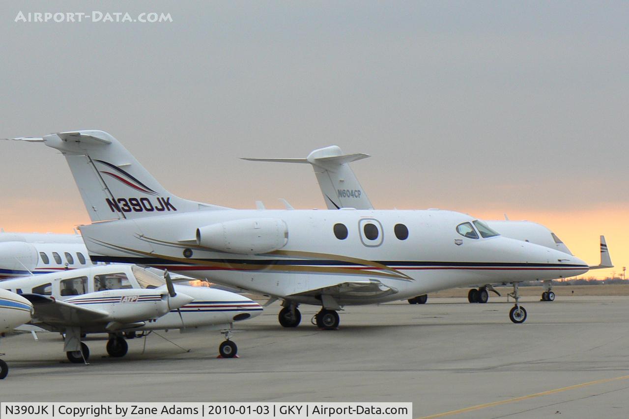 N390JK, 2002 Raytheon Aircraft Company 390 C/N RB-39, At Arlington Municipal - In town for a Dallas Cowboy's game