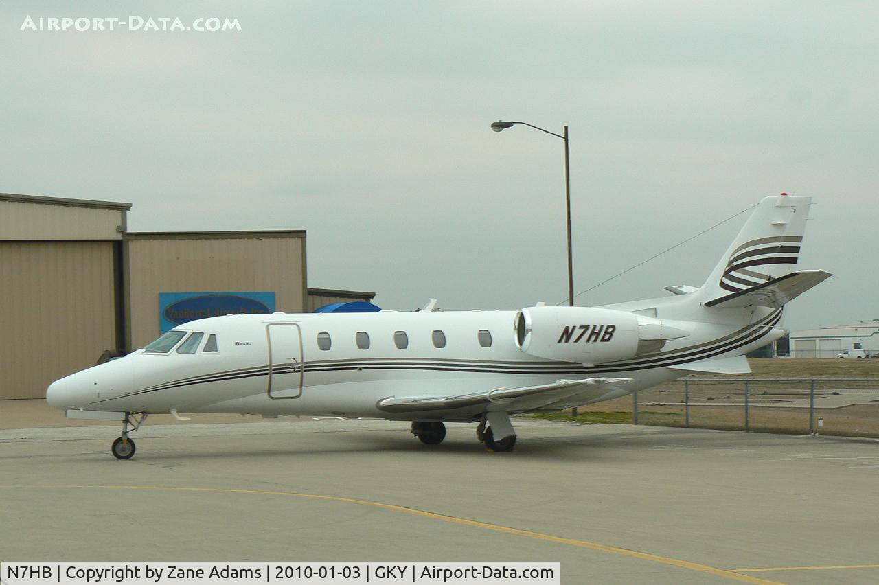N7HB, 2006 Cessna 560XL Citation C/N 560-5607, At Arlington Municipal - In town for a Dallas Cowboy's game