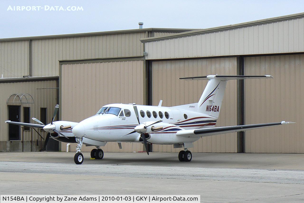 N154BA, 1979 Beech 200 C/N BB-599, At Arlington Municipal - In town for a Dallas Cowboy's game