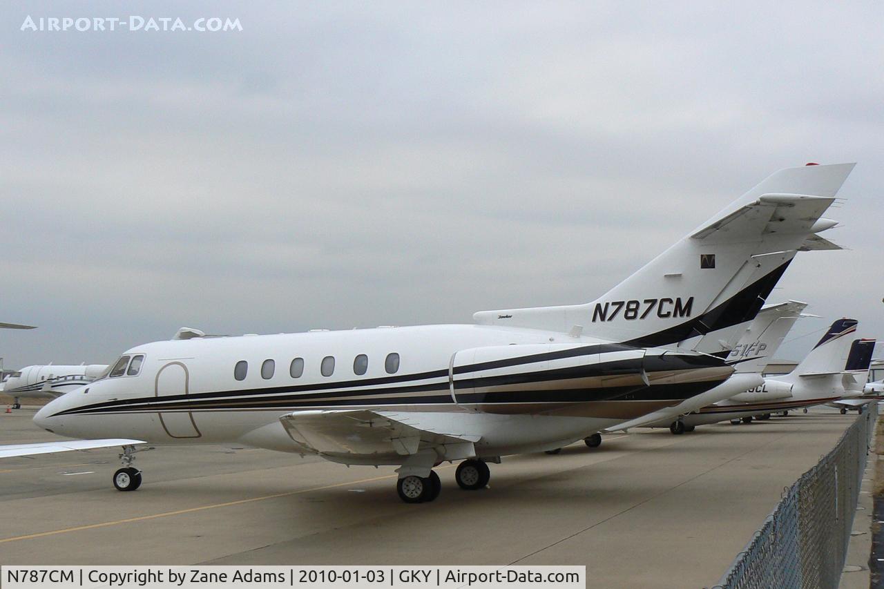 N787CM, 1994 Raytheon Hawker 800 C/N 258271, At Arlington Municipal - In town for a Dallas Cowboy's game