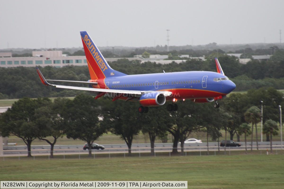 N282WN, 2007 Boeing 737-7H4 C/N 32534, Southwest 737-700