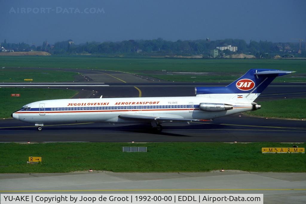YU-AKE, 1974 Boeing 727-2H9 C/N 21037, A common visitor during the early nineties.