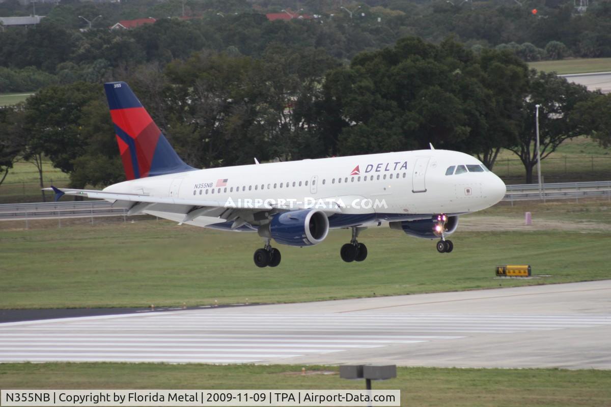 N355NB, 2002 Airbus A319-114 C/N 1839, Delta A319