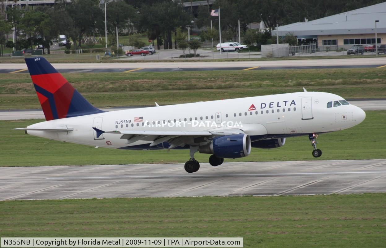 N355NB, 2002 Airbus A319-114 C/N 1839, Delta A319