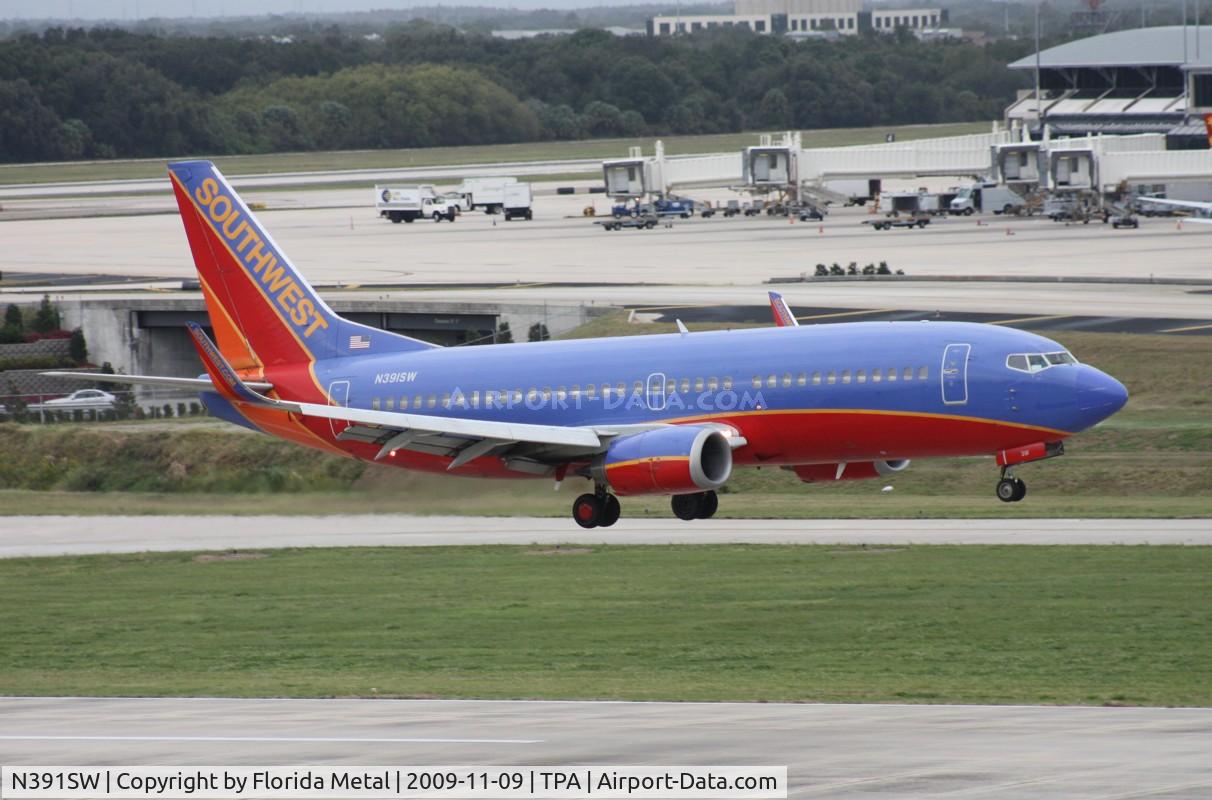 N391SW, 1994 Boeing 737-3H4 C/N 27378, Southwest 737-300