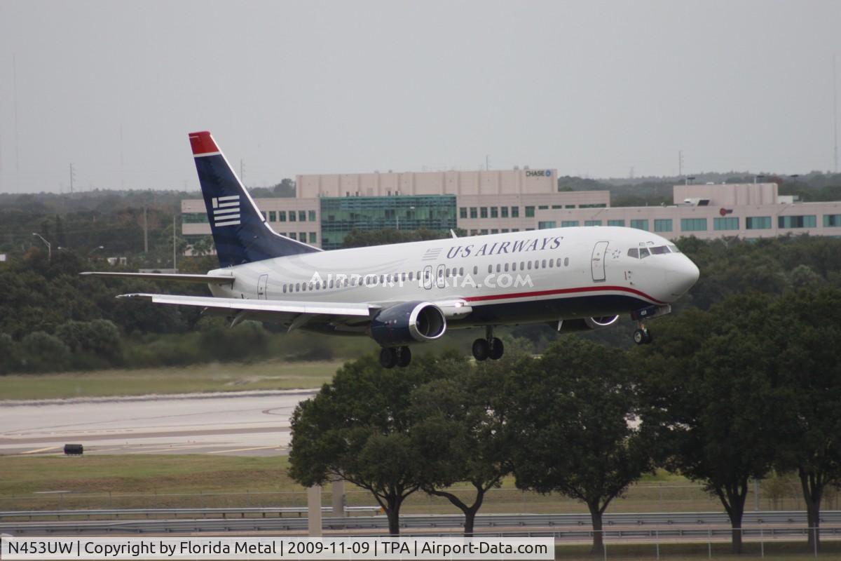 N453UW, 1991 Boeing 737-4B7 C/N 24980, USAirways 737-400