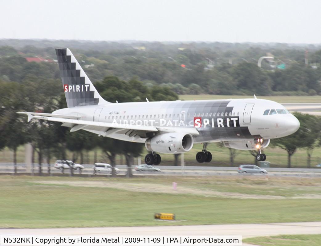 N532NK, 2007 Airbus A319-132 C/N 3165, Spirit A319