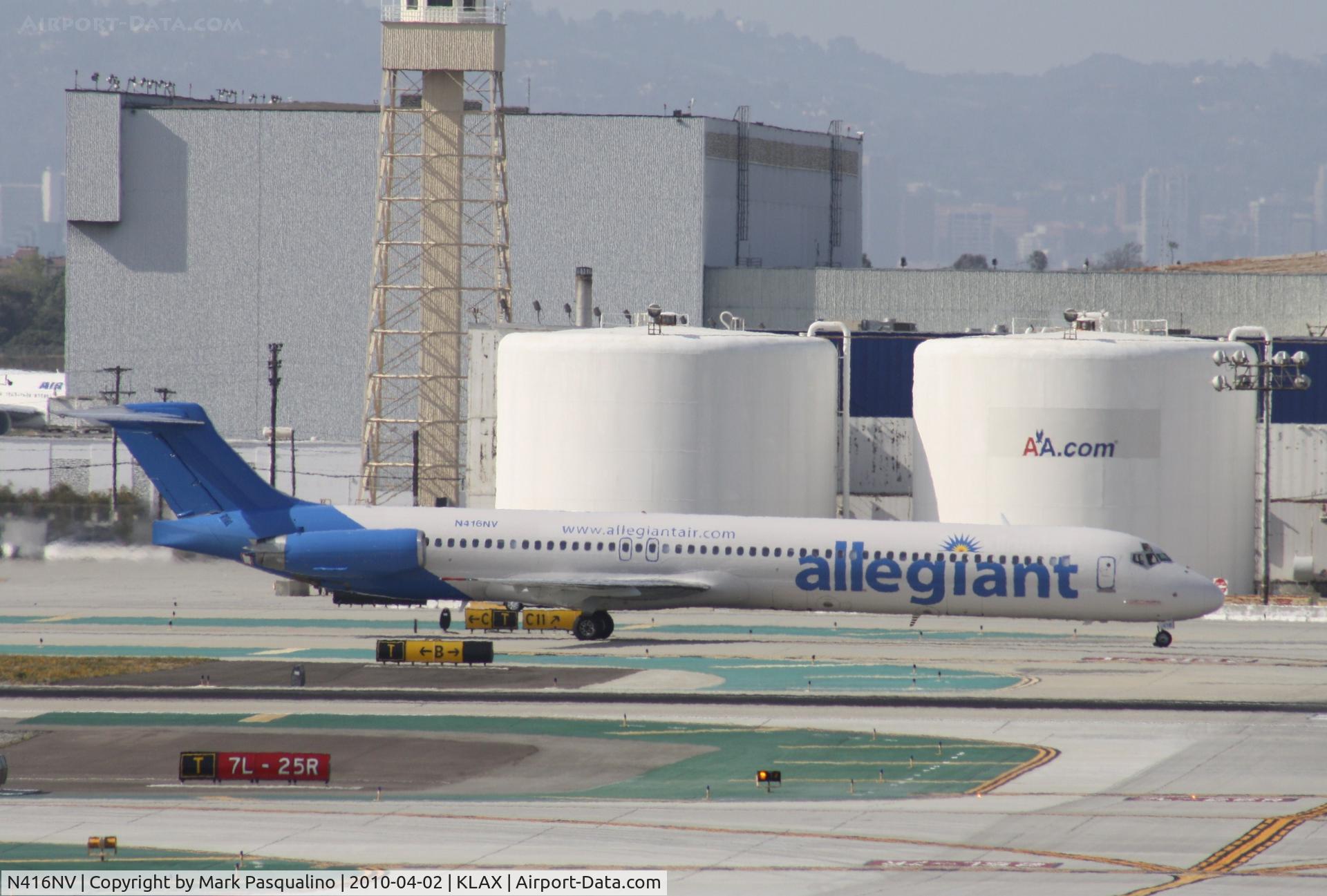 N416NV, 1987 McDonnell Douglas MD-83 (DC-9-83) C/N 49555, MD-82