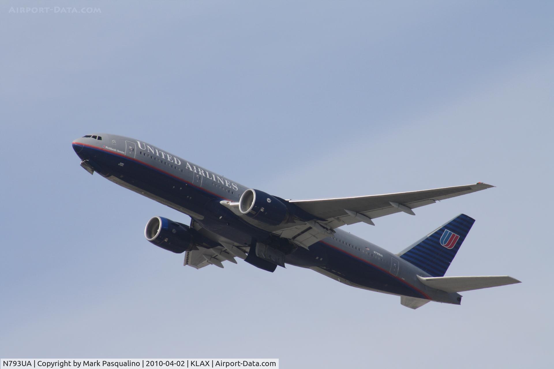N793UA, 1997 Boeing 777-222 C/N 26946, Boeing 777-200