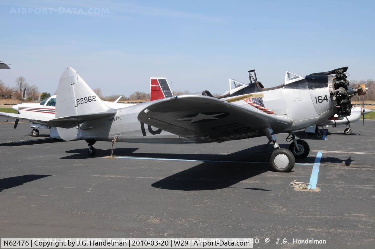 N62476, 1942 Fairchild PT-23A Cornell (M-62C) C/N T42-6001, at Bay Bridge Airport Stevensville MD