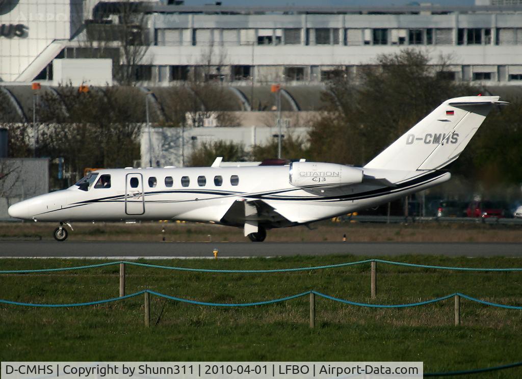 D-CMHS, 2007 Cessna 525B CitationJet CJ3 C/N 525B-0161, Ready for take off rwy 32R