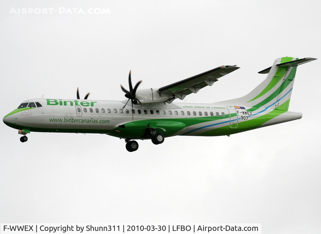 F-WWEX, 2010 ATR 72-212A C/N 907, C/n 907