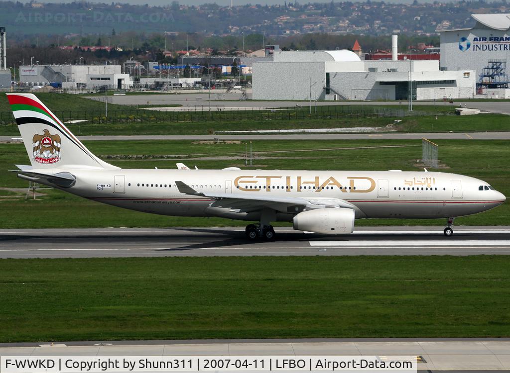 F-WWKD, 2007 Airbus A330-243 C/N 824, C/n 824 - To be A6-EYM