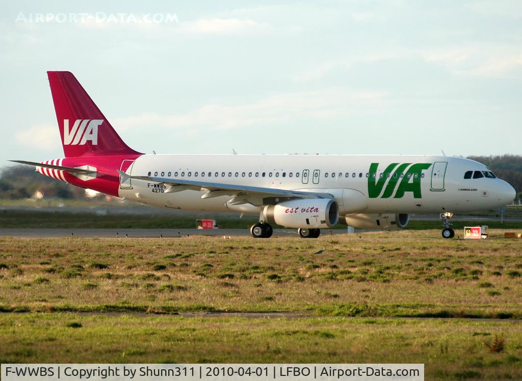 F-WWBS, 2010 Airbus A320-232 C/N 4270, C/n 4270 - To be LZ-MDC