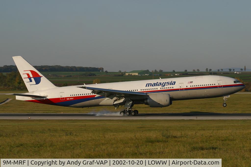 9M-MRF, 1998 Boeing 777-2H6/ER C/N 28413, Malaysia Airlines 777-200